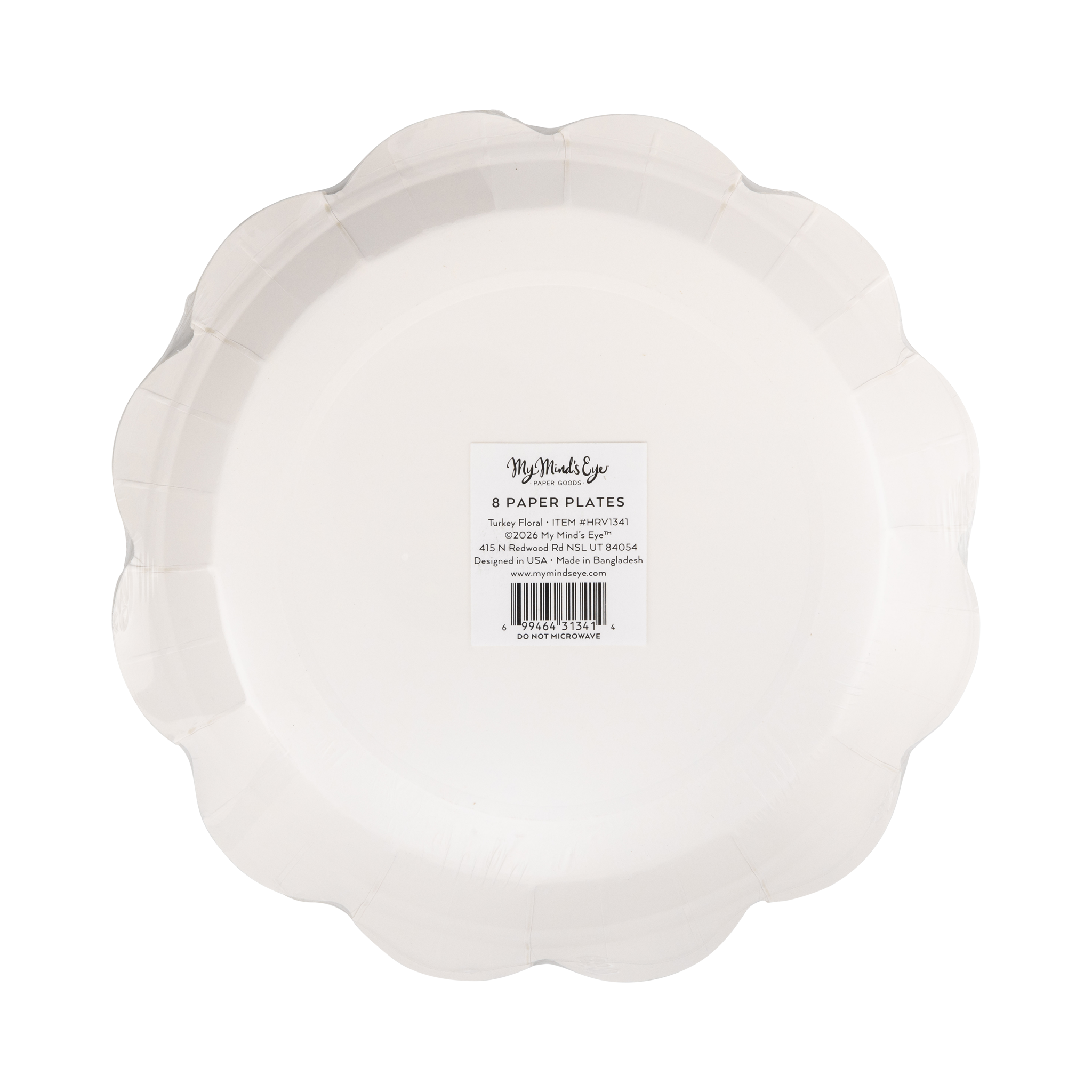 Turkey Foliage Paper Plates