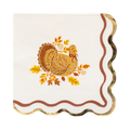 Harvest Turkey Cocktail Paper Napkins