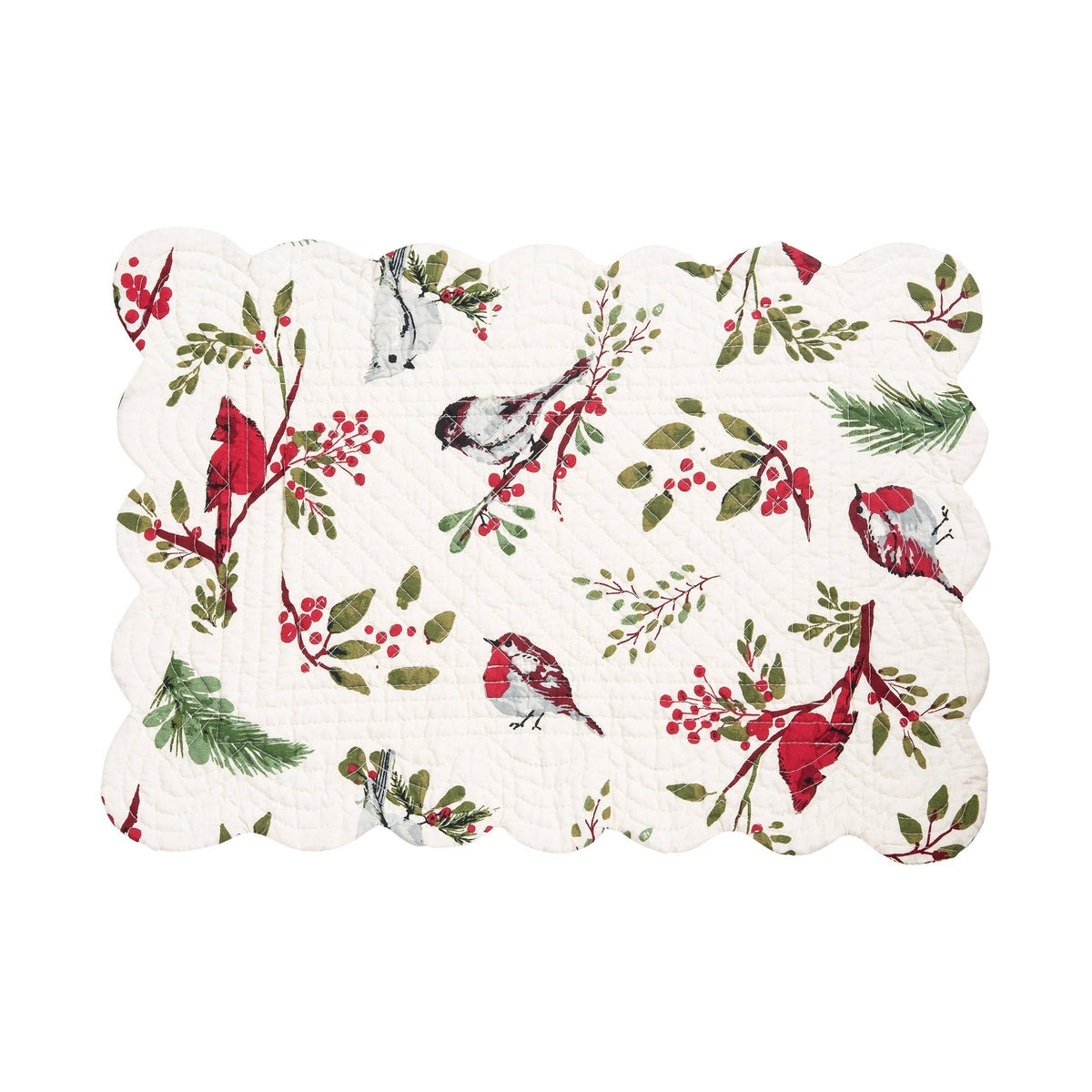 Christmas Sprig Birds Placemat