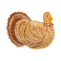 Harvest Turkey Shaped Paper Plates