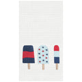 Patriotic 3 Popsicles 4th Of July Kitchen Towel