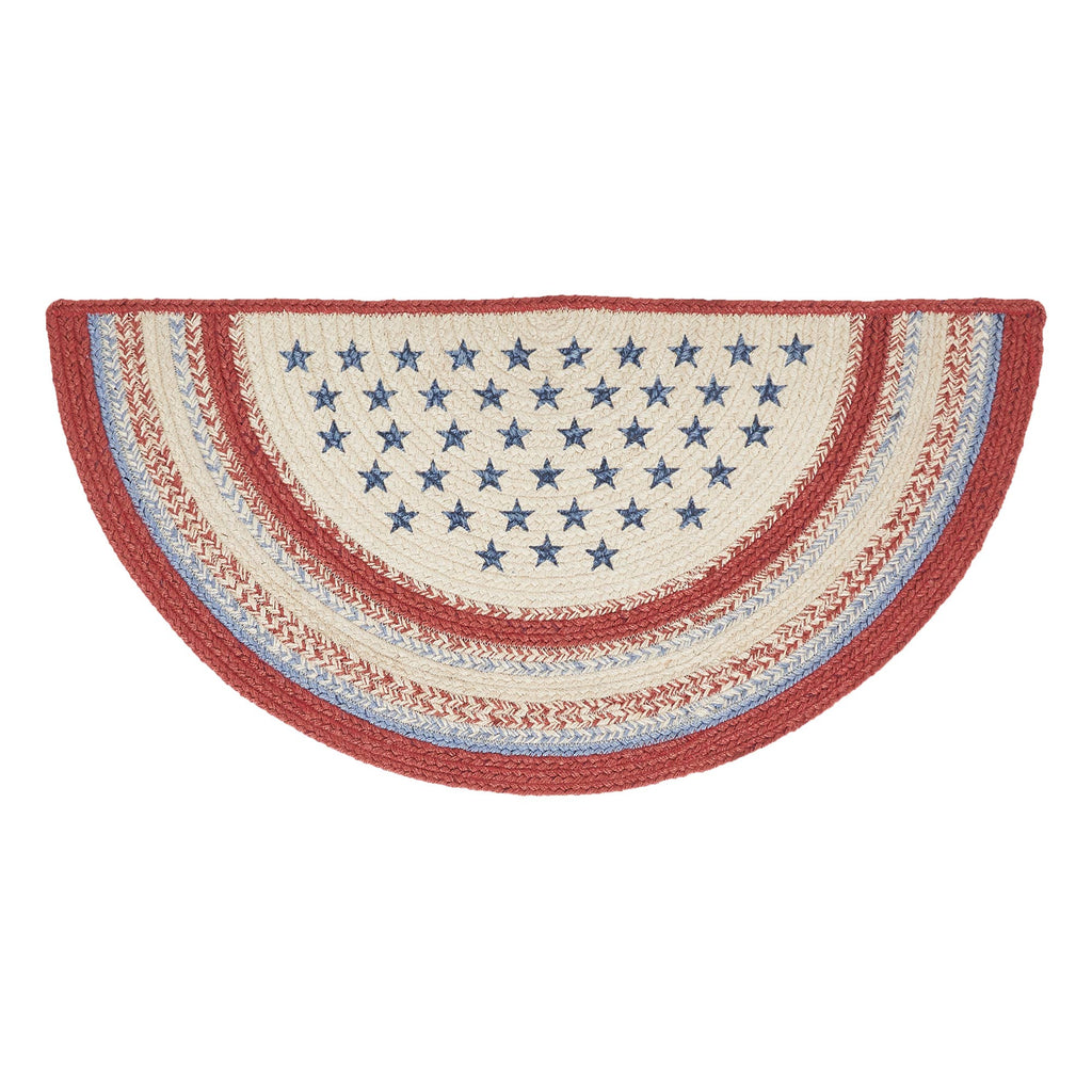 Americana Jute Half Moon Entry Rug