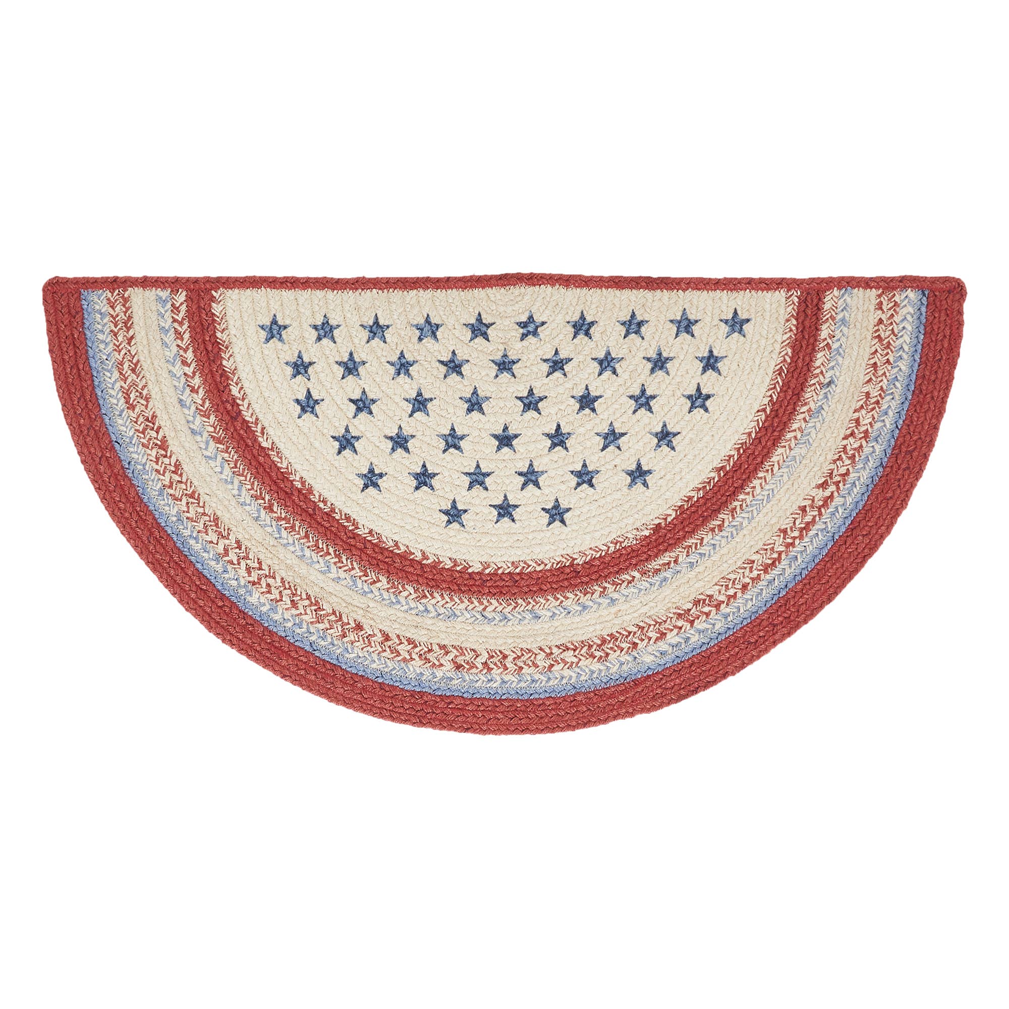 Americana Jute Half Moon Entry Rug