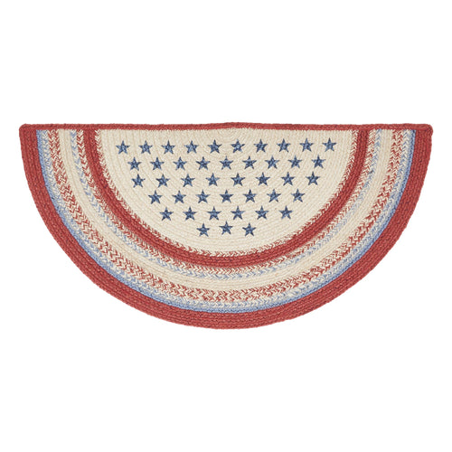 Americana Jute Half Moon Entry Rug
