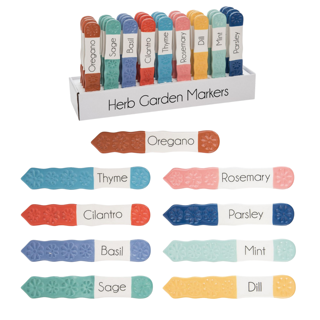 Ceramic Herb Garden Markers