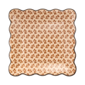 Autumn Block Print Paper Plates