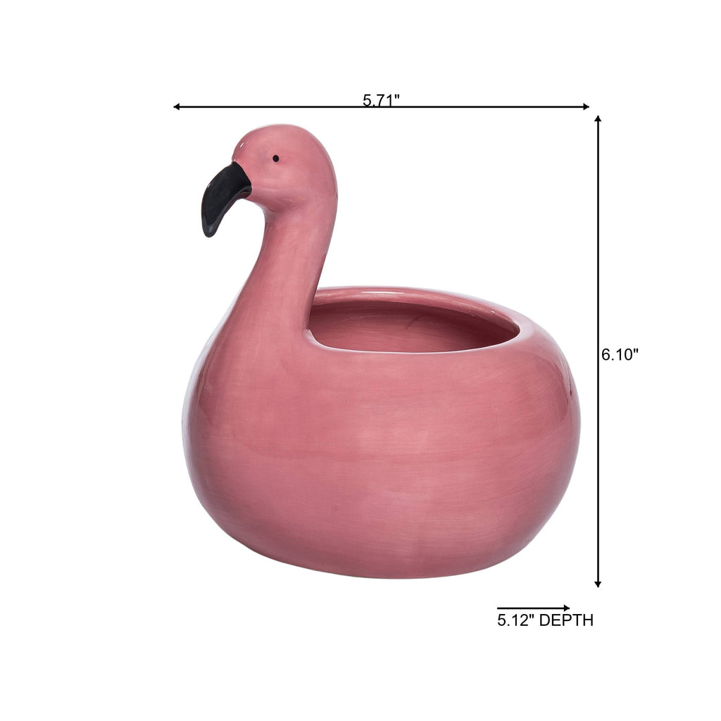 Flamingo Floatie Planter