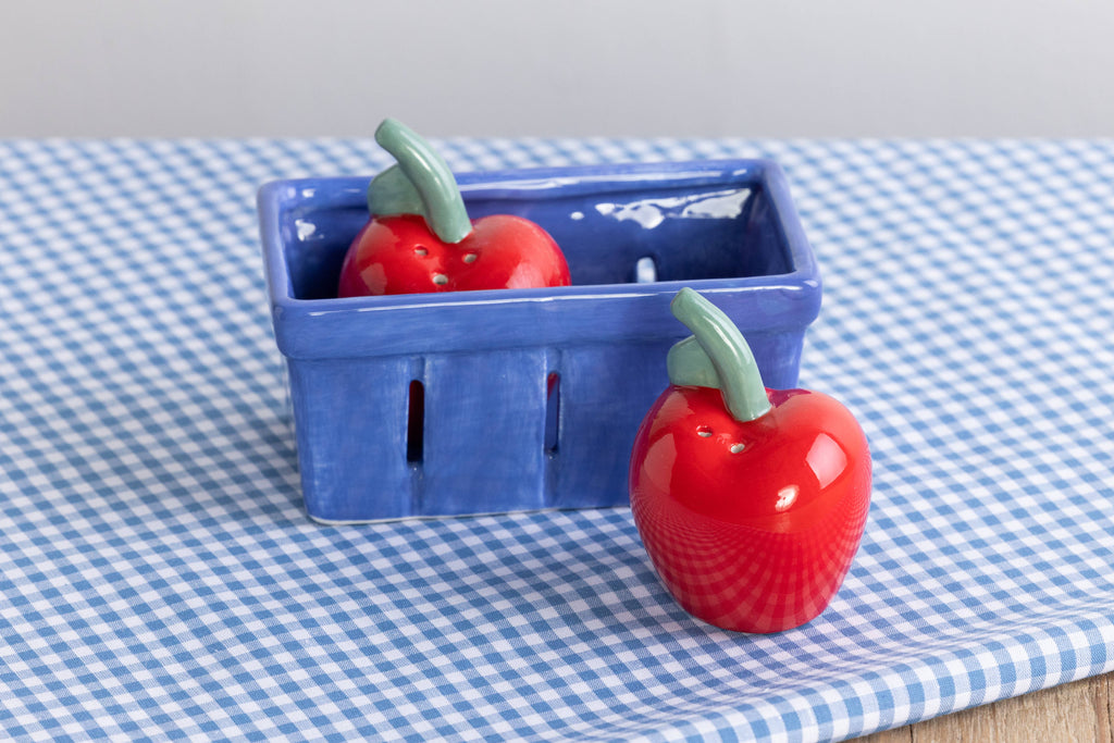 Cherry in Basket Salt & Pepper Shakers