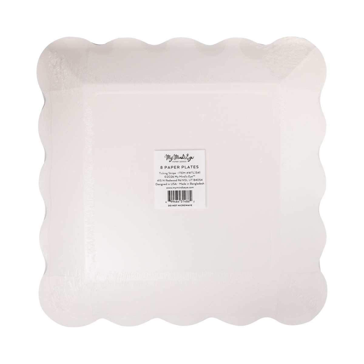 Ticking Stripe Plate - 10"