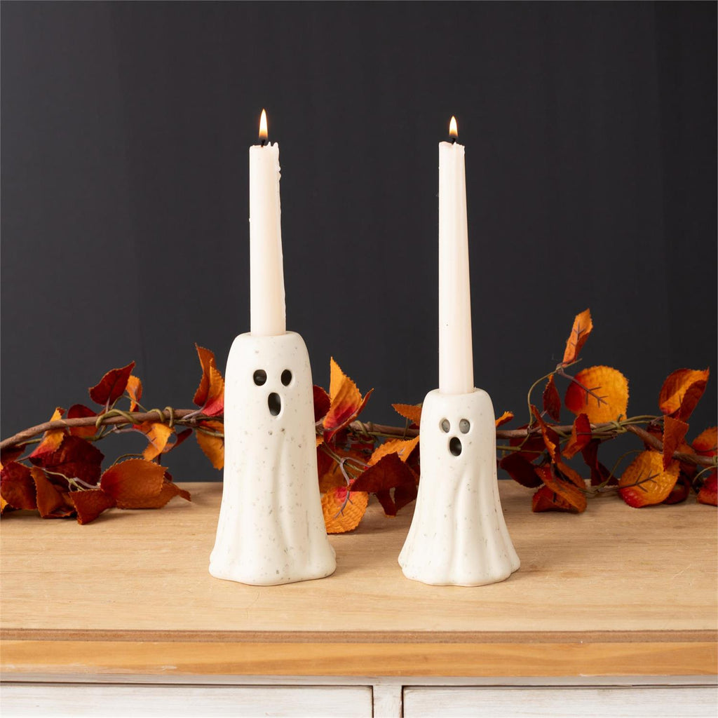 Ghost Candle Holders (Set of 2)
