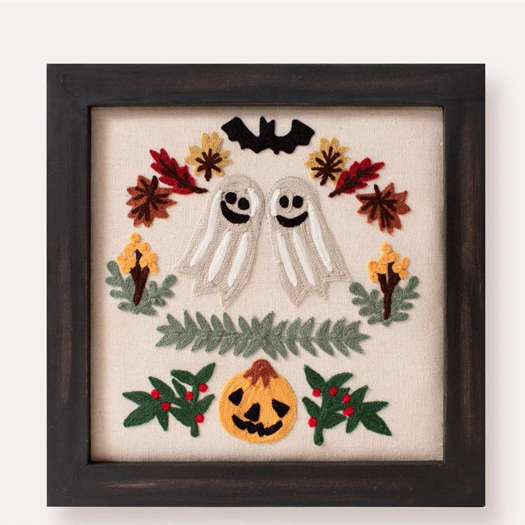 Framed Embroidery - Spooktacular, set of 3