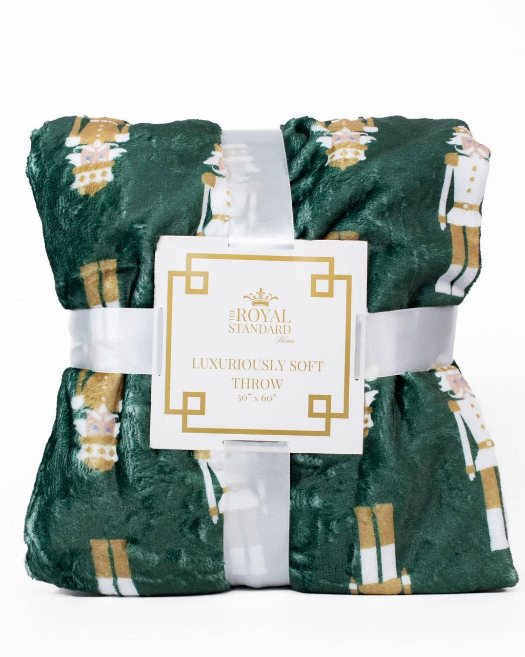 Alpine Nutcracker Throw Dark Green/Multi 50x60in