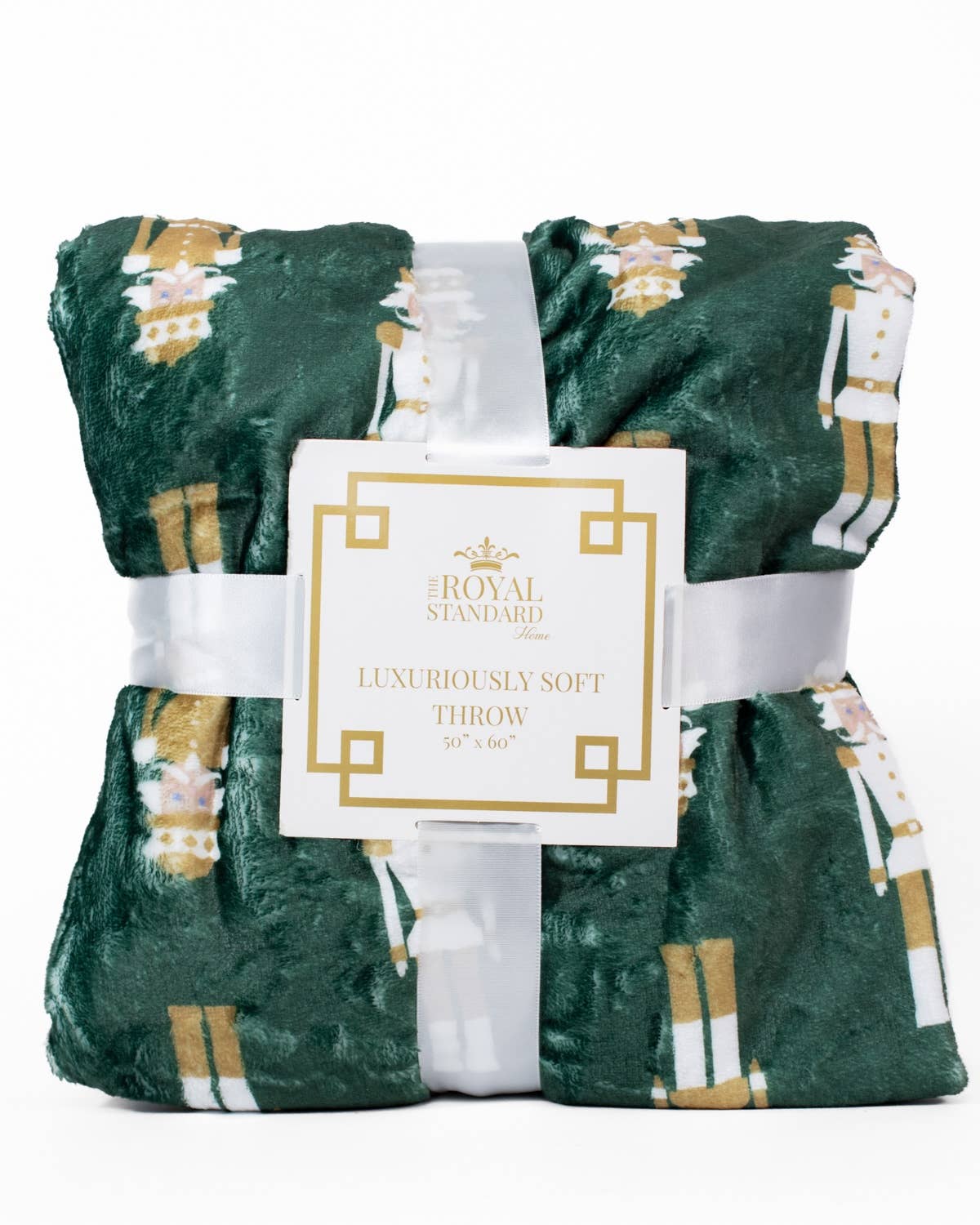 Alpine Nutcracker Throw Dark Green/Multi 50x60in