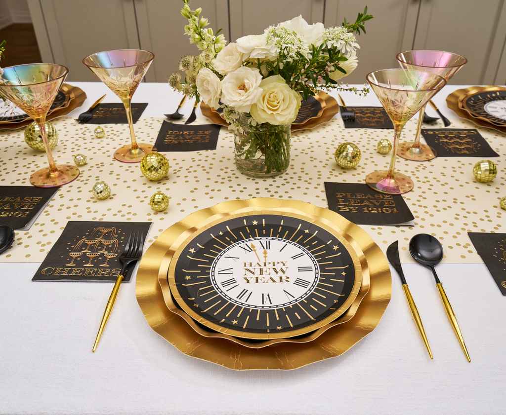 Midnight Sparkle Salad Plates/8pk