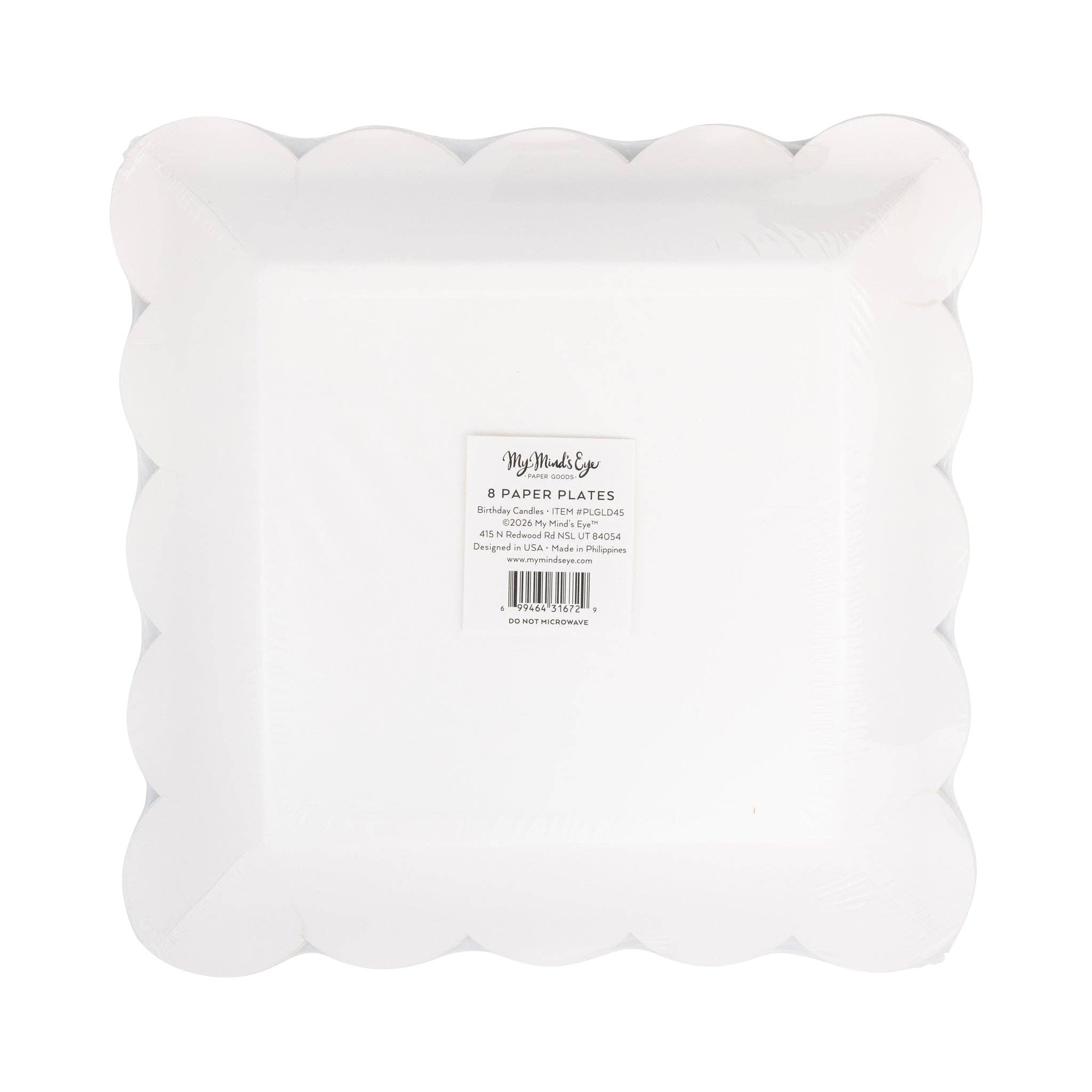 Happy Birthday Candles 9" Plate