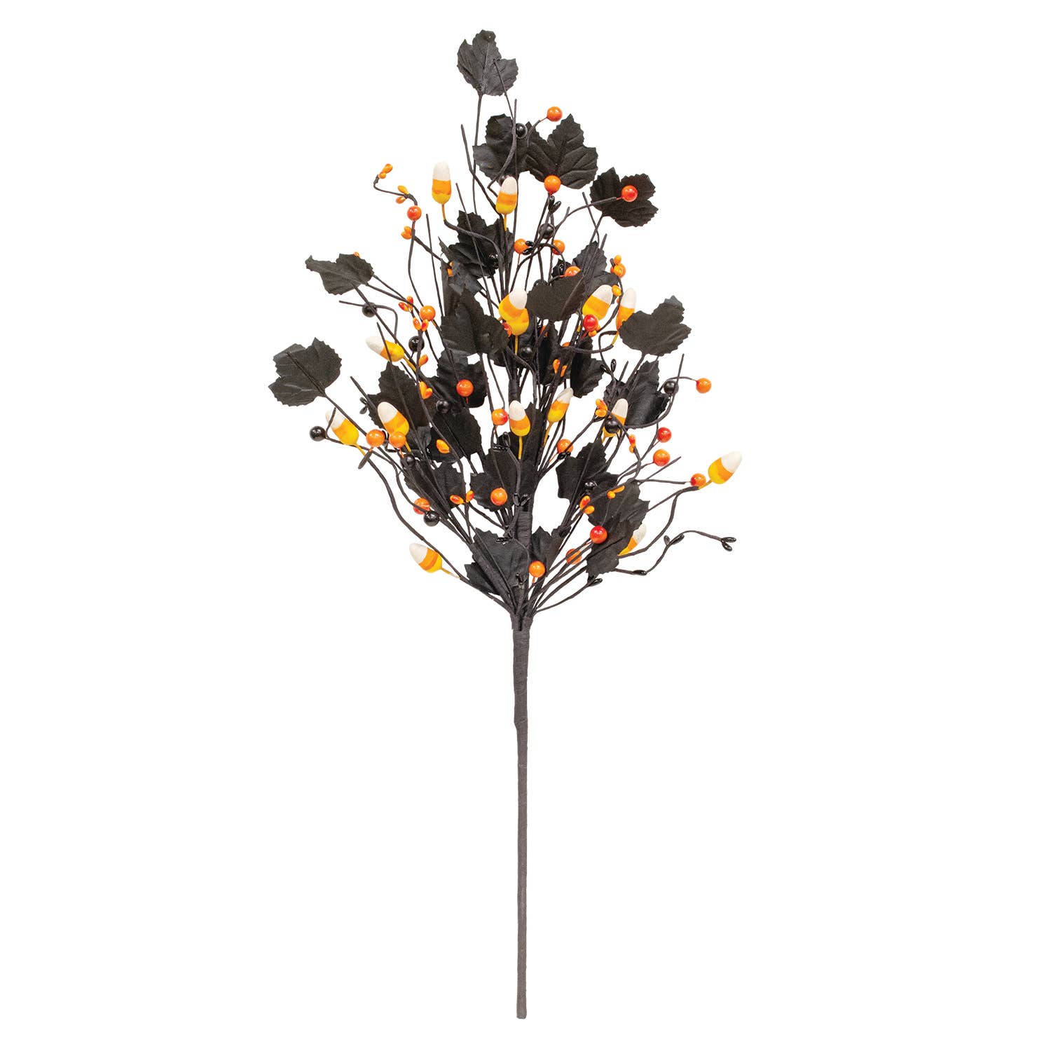 Spooky Candy Corn & Berries Spray - 25.5"