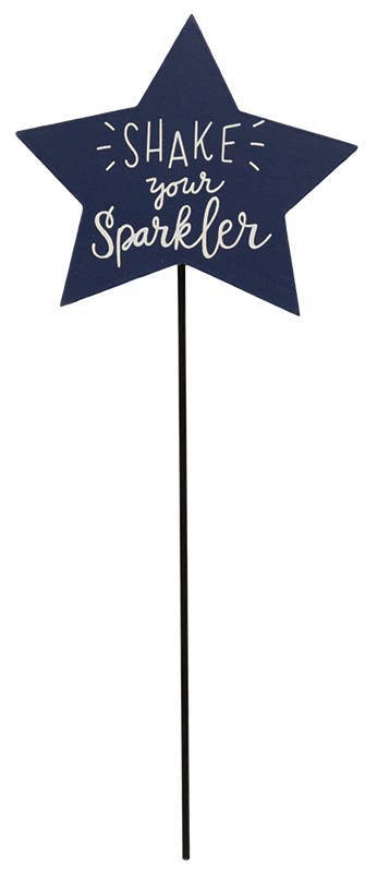 Patriotic Star Plant Stake, 3 Assorted