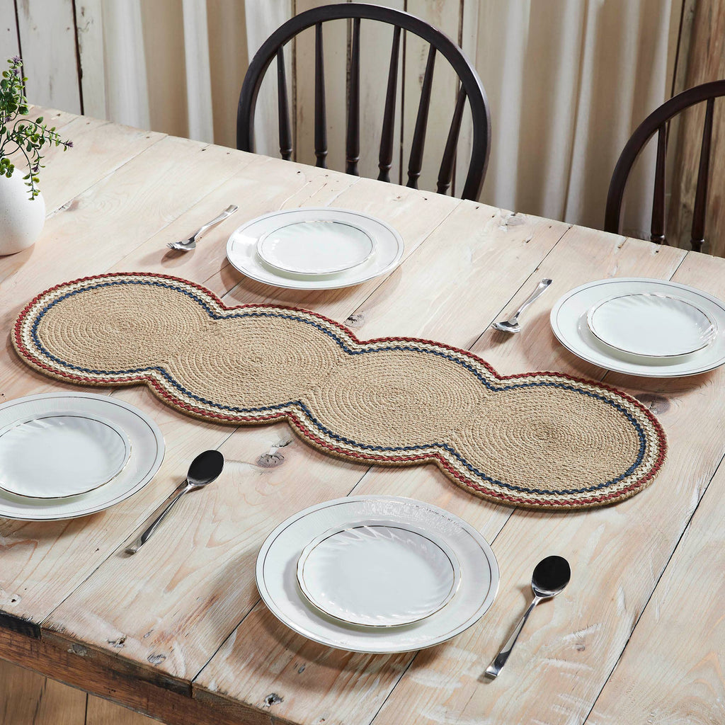 Americana Ric Rac Table Runner 12x36