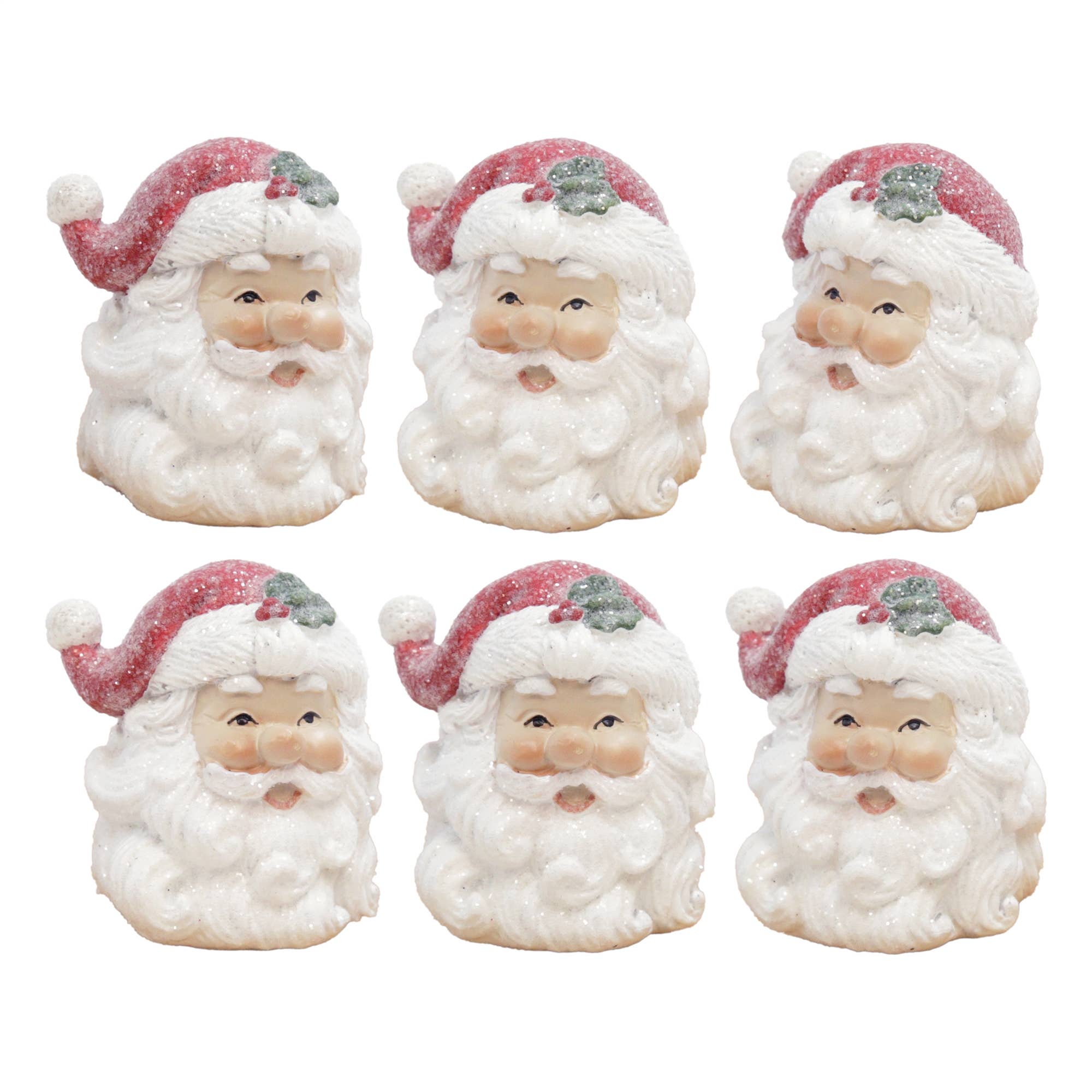 Santa Head display piece