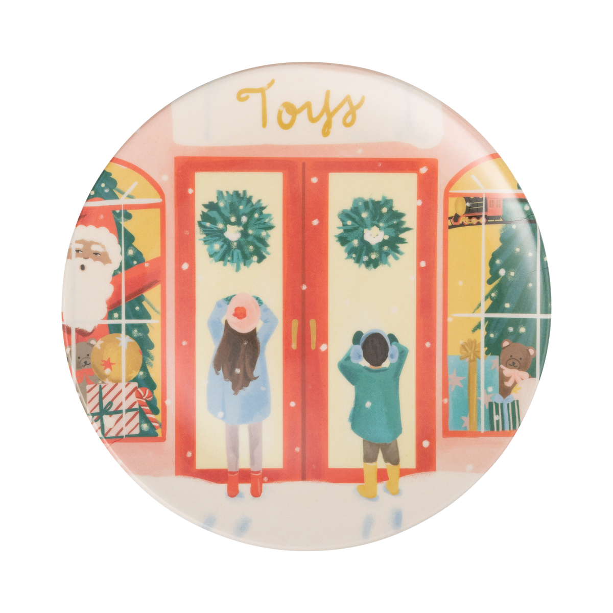 City Sidewalks Bamboo Plate Set