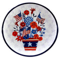 Stars & Stripes Melamine Round Platter 14”