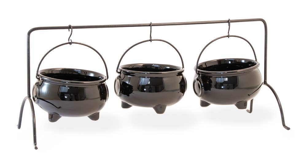 Halloween Cauldron Serving Set