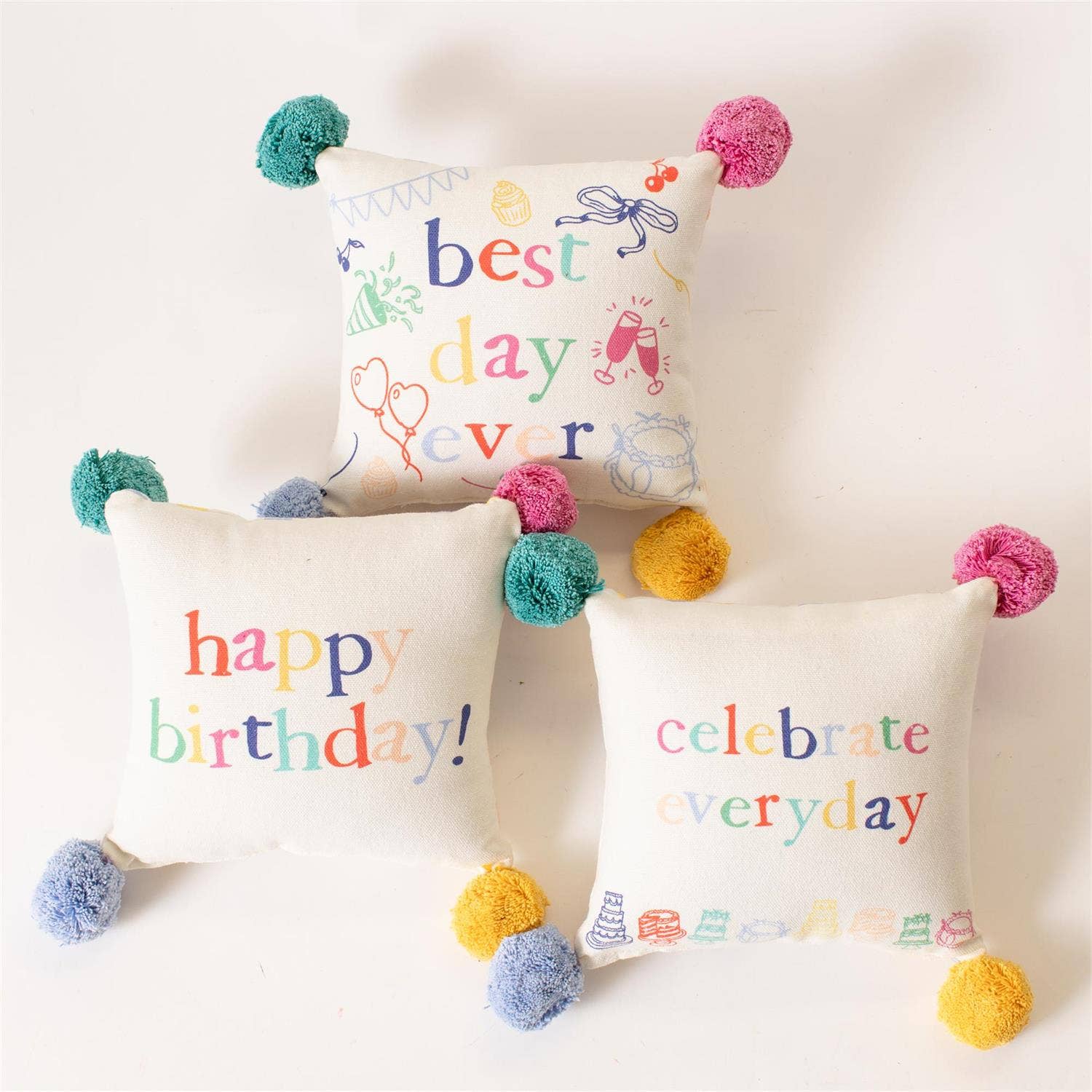 Mini Pillows - Celebrate (3 Styles)