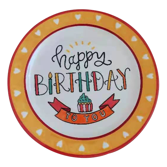Happy Birthday Plate