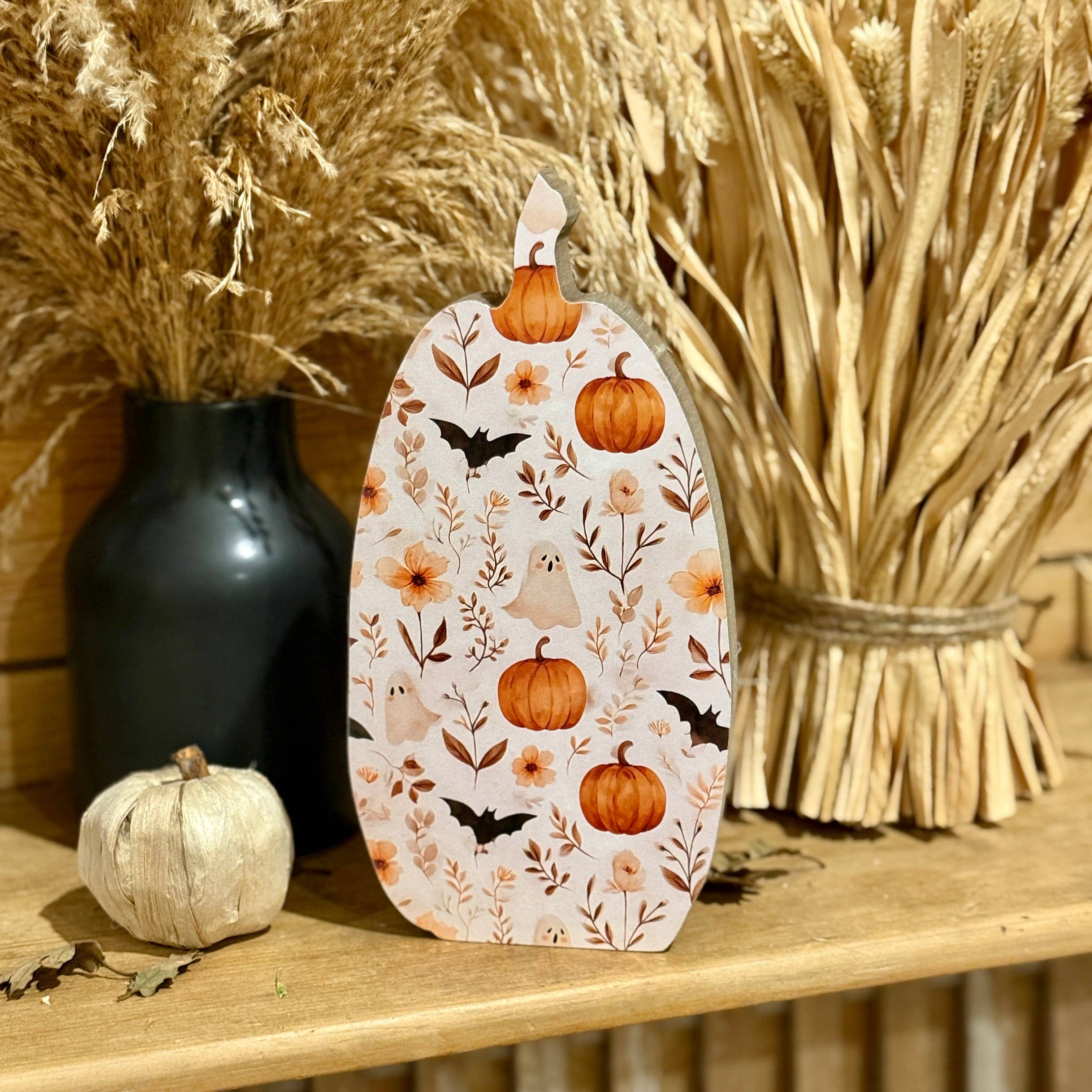 Spooky Night Tall Pumpkin