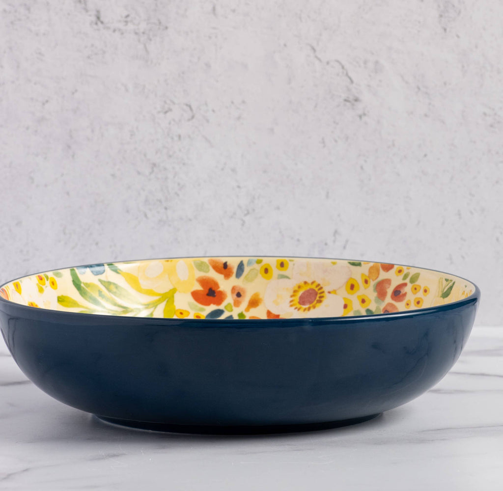 10.75" Everyday Floral Boutique Serving Bowl