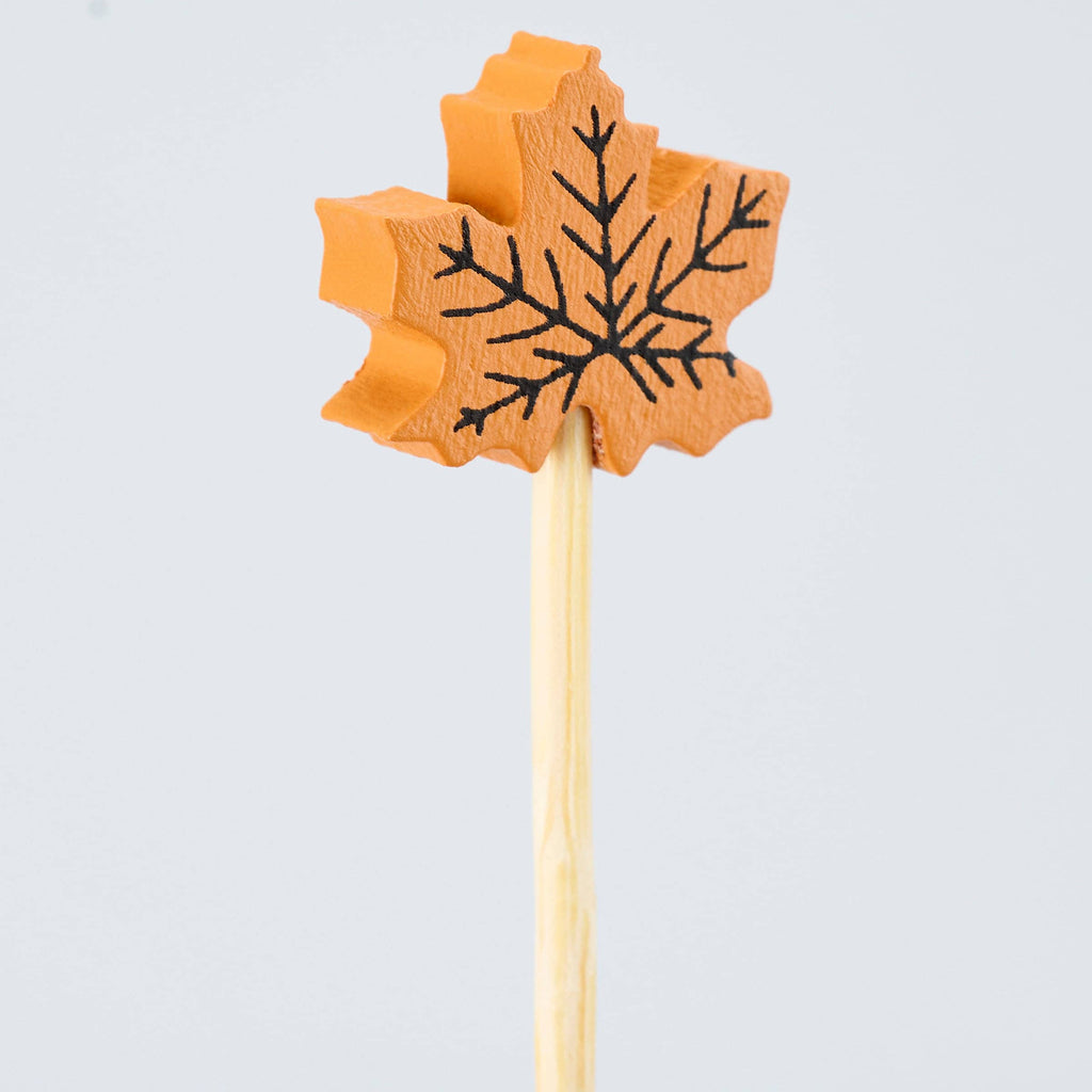 Maple Leaves Party Pick Set