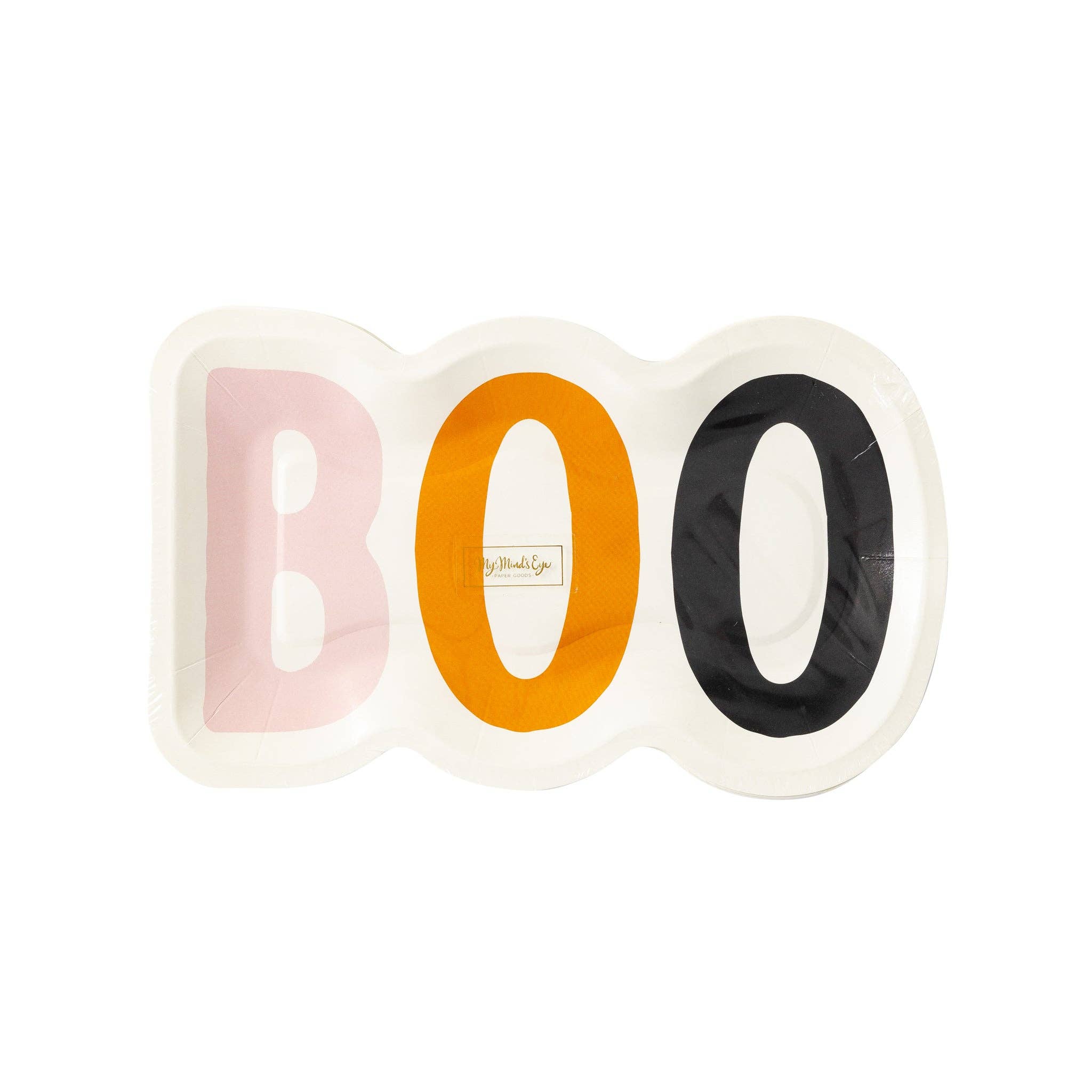 Boo Shaped Paper Plate