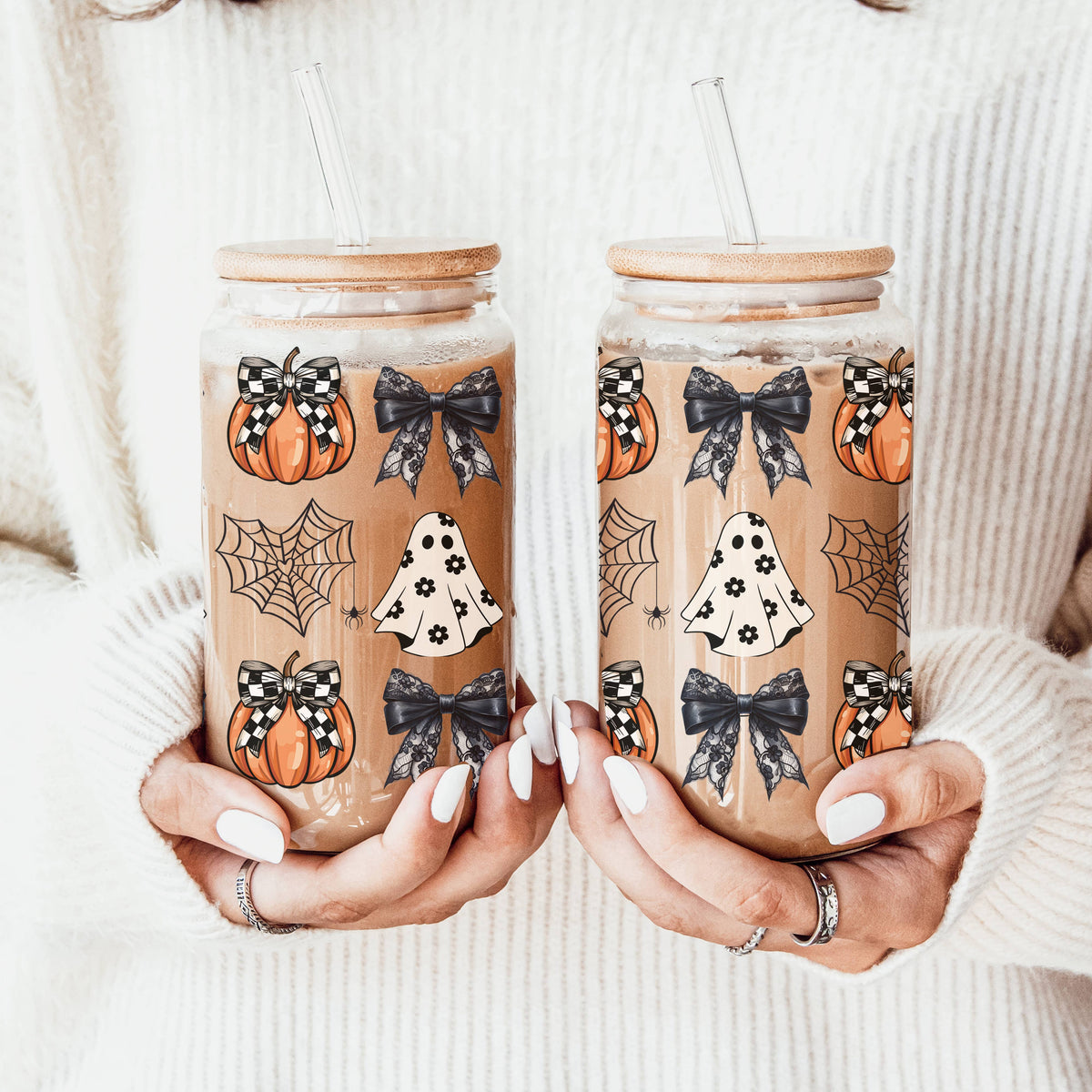 Fall Glass Tumblers