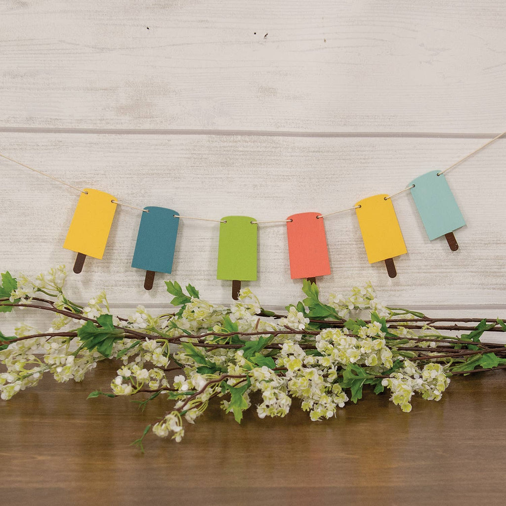 Popsicles Wooden Garland
