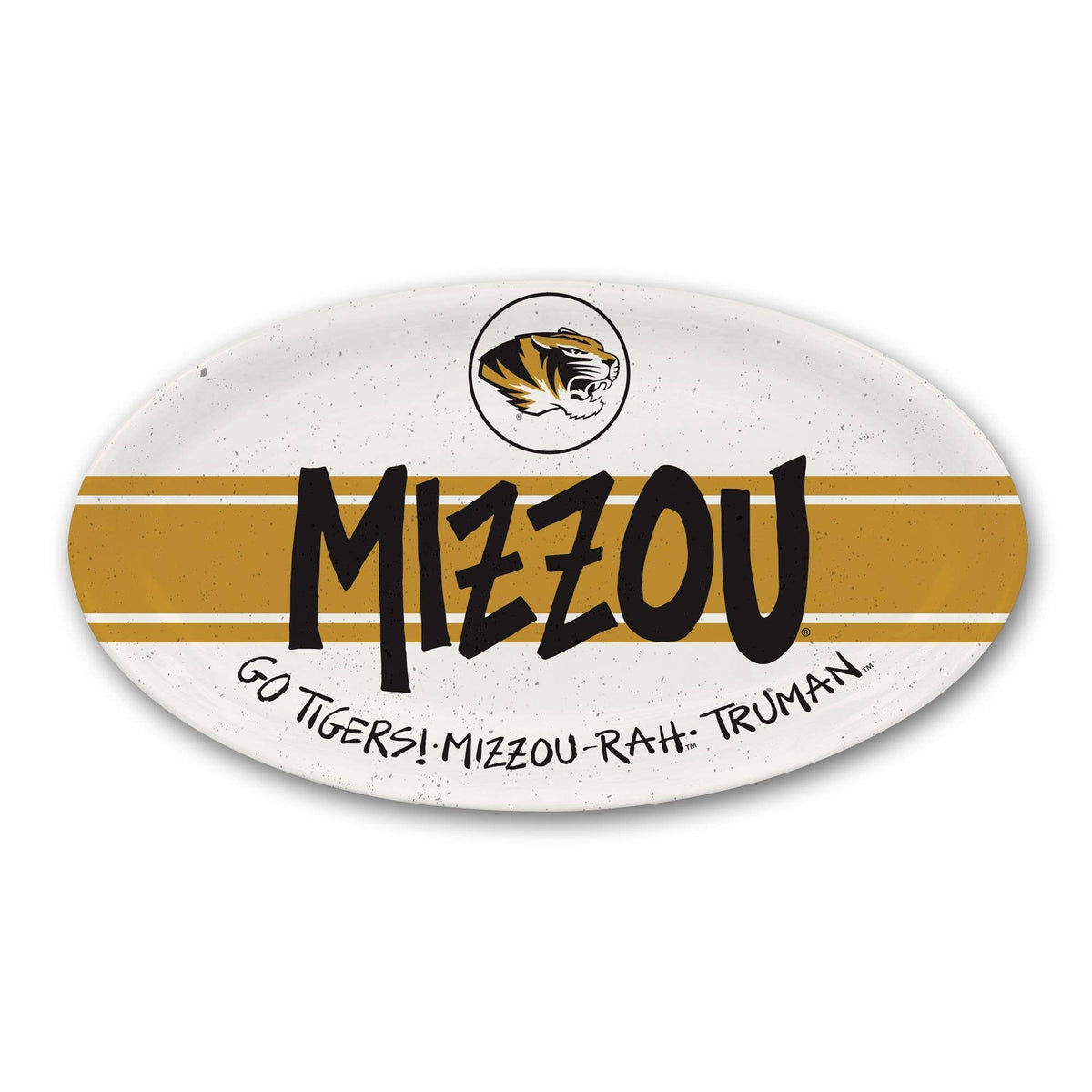 MIZZOU Melamine - Oval plate