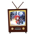 Mini Retro TV with Santa