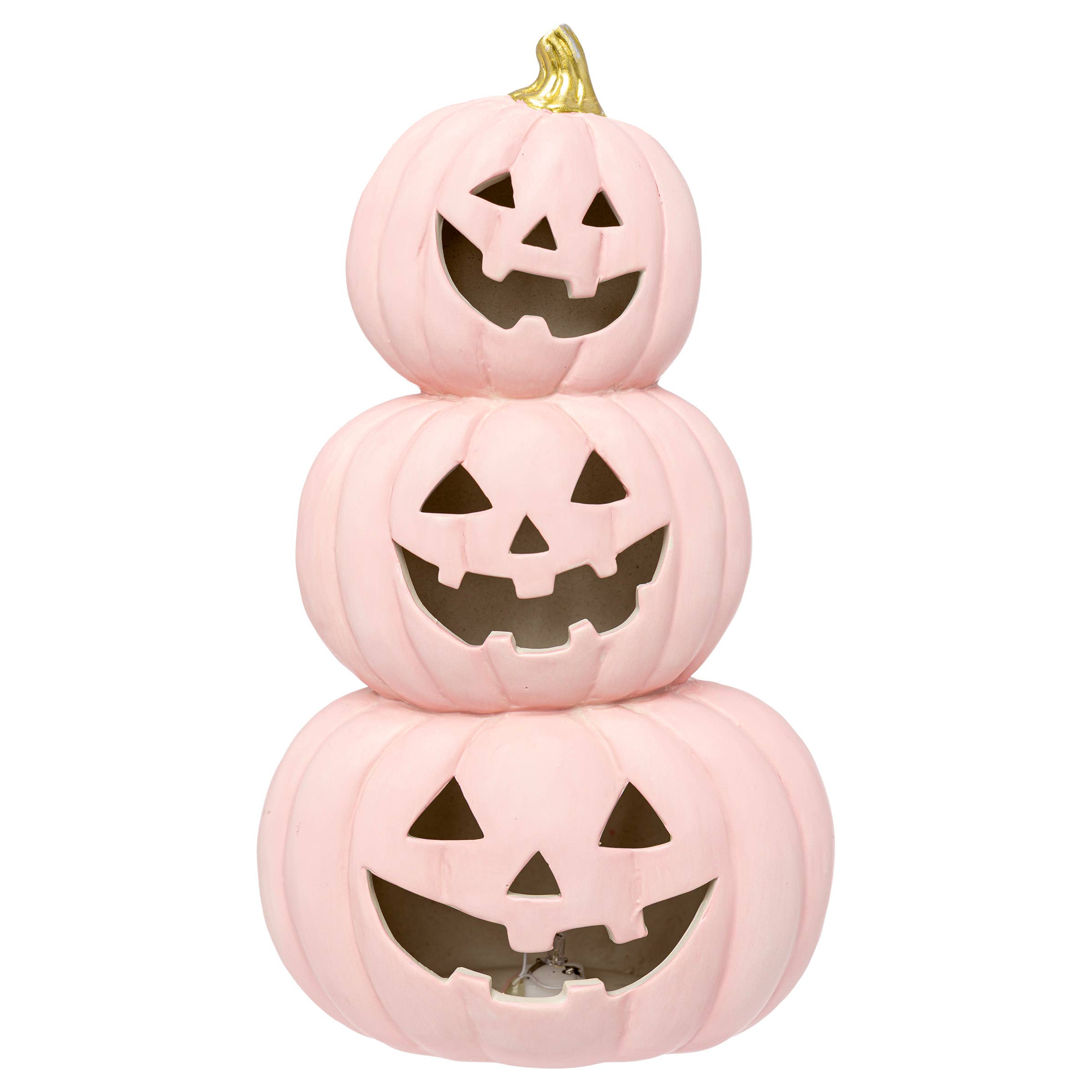 10.5" Pink Led Jack-O-Stack