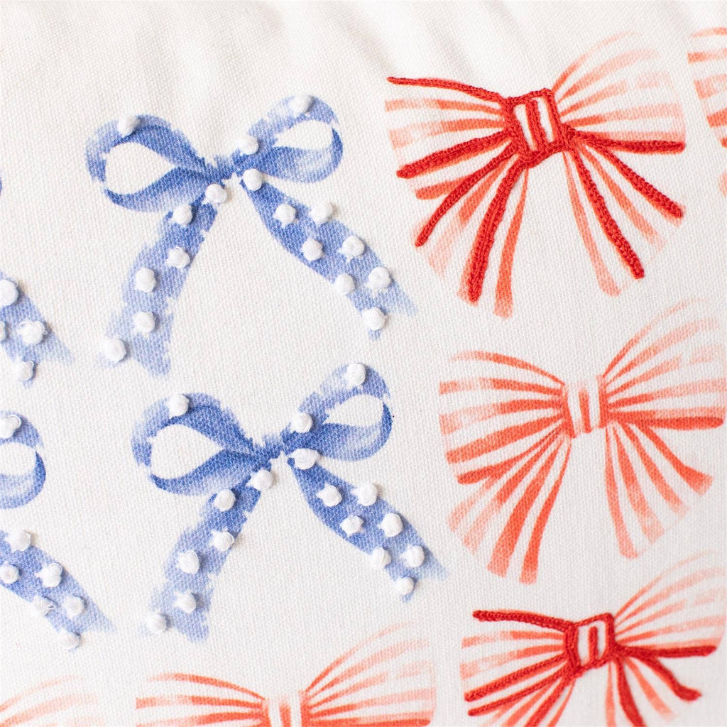 Liberty Ribbons And Bows Lumbar Pillow