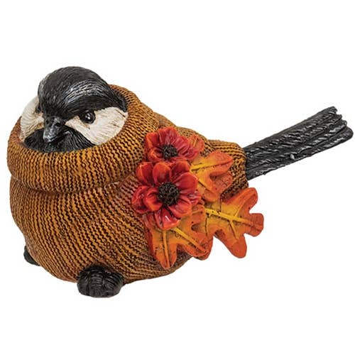 Resin Harvest Sweater Bird, set of 3