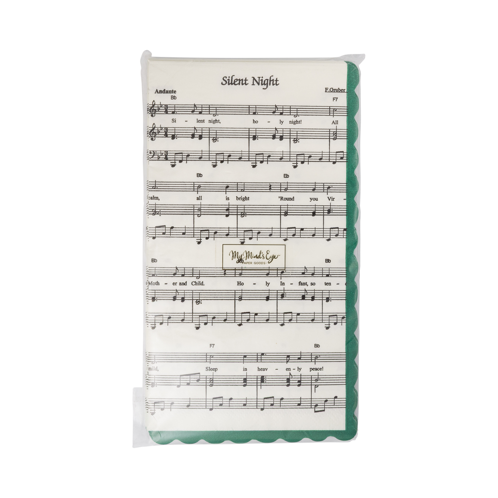 Christmas Music Dinner Napkin