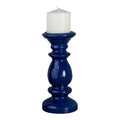 Camden Blue Ceramic Candle Holder Large