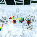 Football Coloring Tablecloth