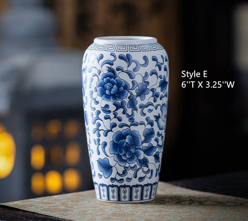 Chinoiserie Porcelain Bud Vase