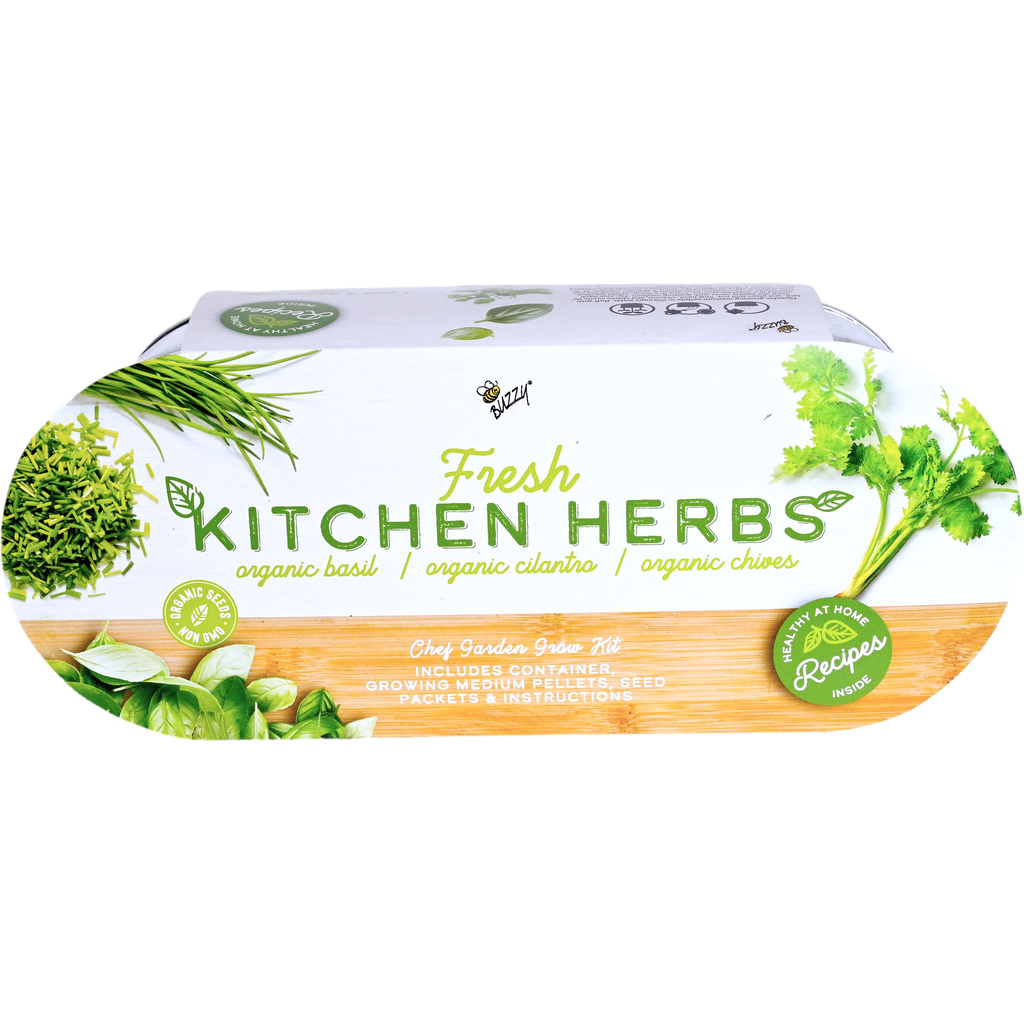 Galvanized Windowsill Herb Grow Kit | Indoor | Gift Set