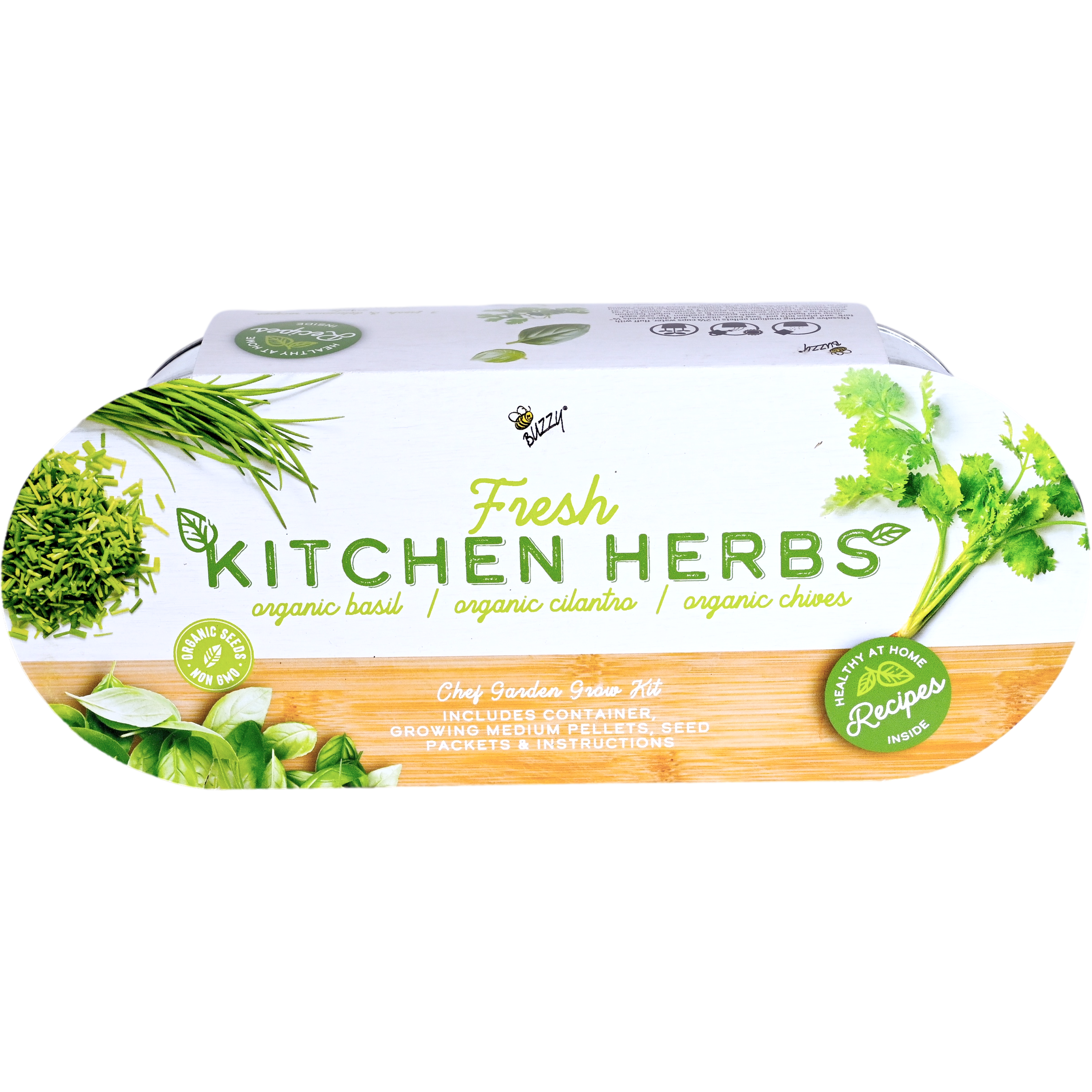 Galvanized Windowsill Herb Grow Kit | Indoor | Gift Set