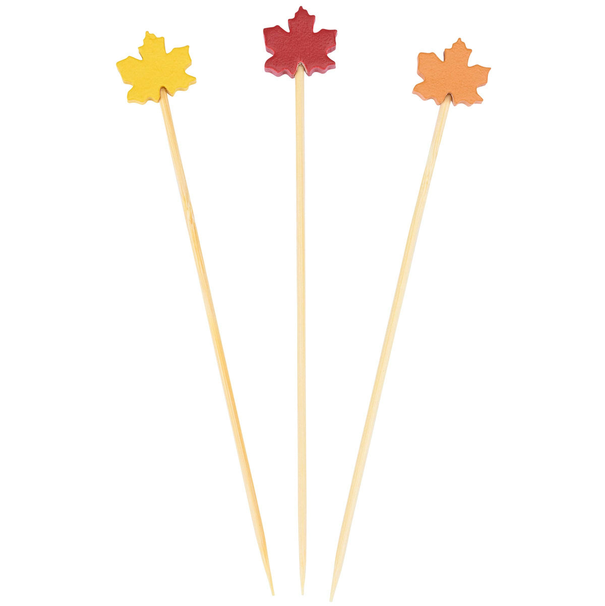 Maple Leaves Party Pick Set