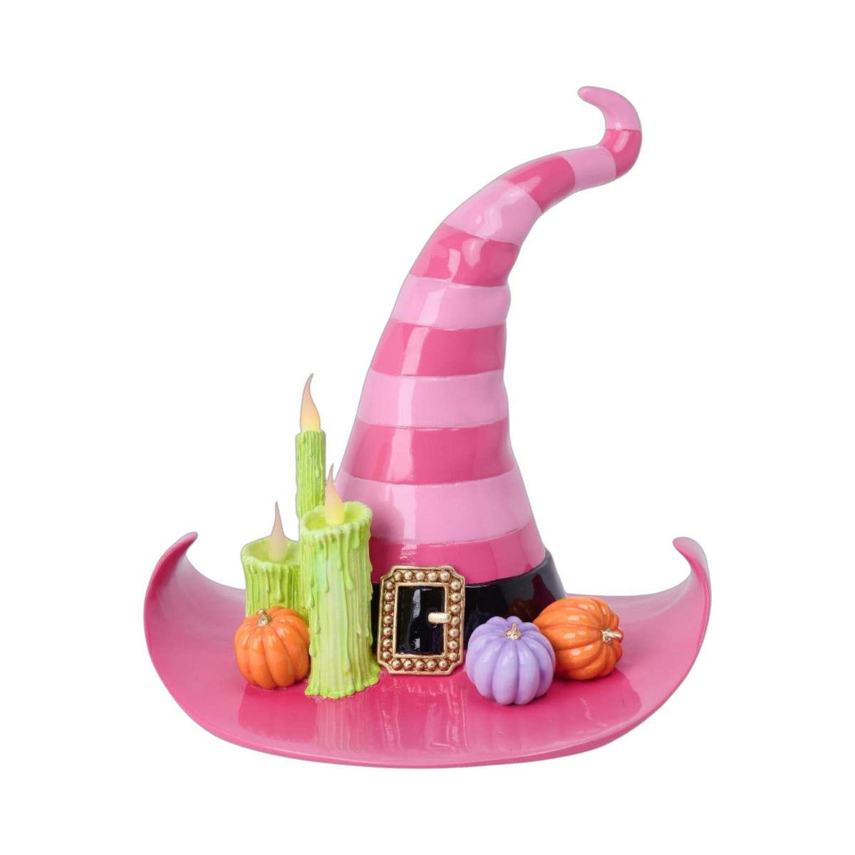 17in Pink Witch Hat w/LED