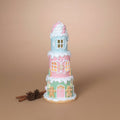 Christmas 12.8"H Lighted Resin Holiday Ice Cream House w/ Timer
