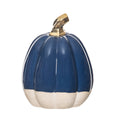 Fall/Harvest Blue & Khaki Narrow Pumpkin Figure