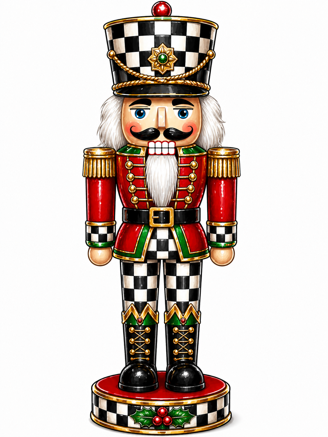 Traditional Nutcracker Wood Sign